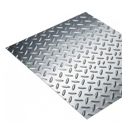 Лист нержавеющий рифлёный чечевица 1х1250х2500 мм AISI 304 DIN 50049-1992